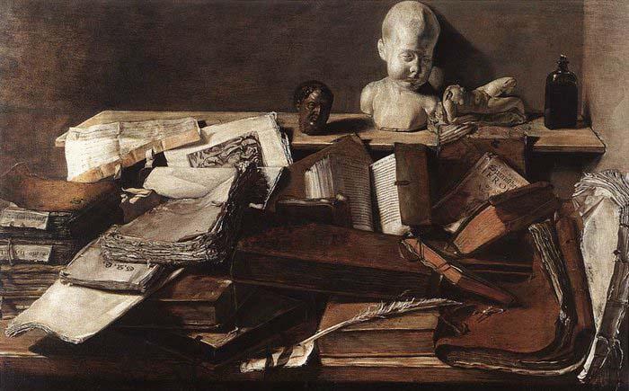 unknow artist Still-Life with Books china oil painting image